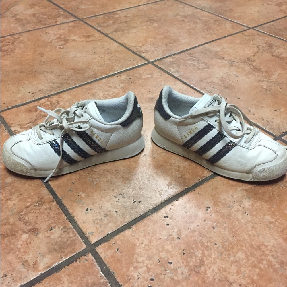 Girls size 12 adidas shoes